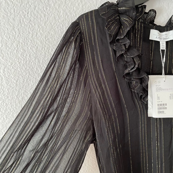 Paris Atelier & Other Stories Relaxed Fit Midi Dress, Size US 10 - Picture 6 of 14